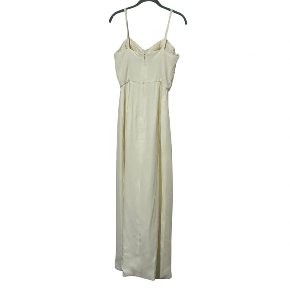 Elegant Macis ivory tulip hem 90s cocktail dress VTG Sz8 fits like Sz S bridal‎
